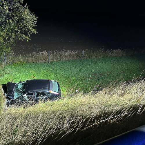 24. Autostrada A4 – Wypadek samochodu osobowego